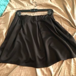 Flare mini skirt